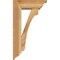 Ekena Millwork Legacy Traditional Rough Sawn Bracket w/ Offset Brace, Western Red Cedar, 6"W x 16"D x 28"H BKT0604X16X28LEC01RWR - alternate 4